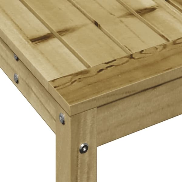 vidaXL Växtbord med hylla 108x35x75 cm massiv impregnerad furu