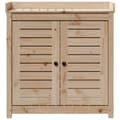 Miniatyrbilde 4 av 10: vidaXL Pottebord med hyller 82,5x50x86,5 cm heltre furu