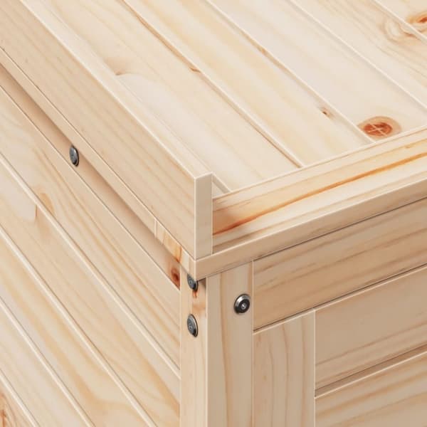 vidaXL Pottebord med hyller 82,5x50x86,5 cm heltre furu