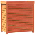 Miniatyrbilde 6 av 10: vidaXL Pottebord med hyller brun 82,5x50x86,5 cm heltre furu