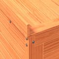 Miniatyrbilde 7 av 10: vidaXL Pottebord med hyller brun 82,5x50x86,5 cm heltre furu