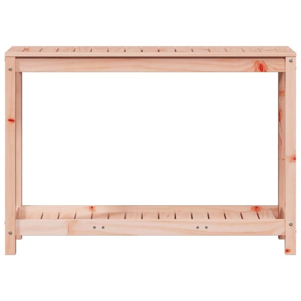 vidaXL plantebord med hylde 108x35x75 cm massivt douglasgran