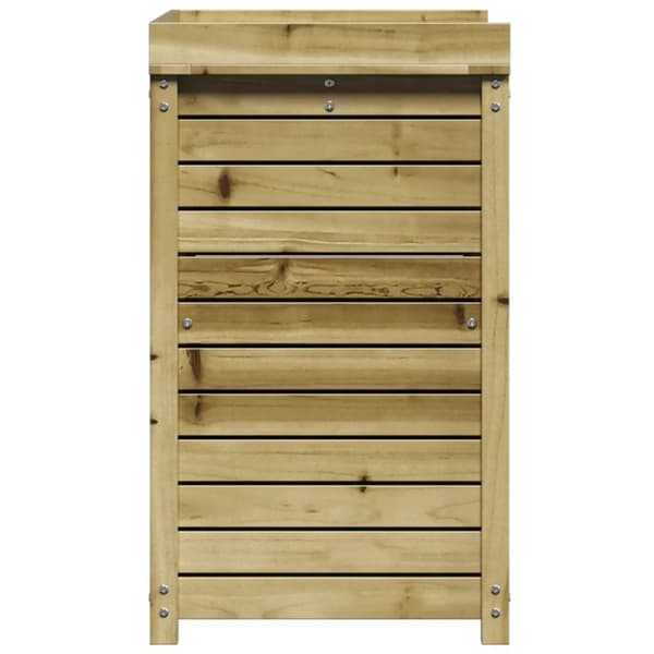 vidaXL plantebord med hylder 82,5x50x86,5 cm imprægneret fyrretræ