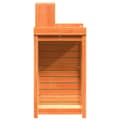 Miniatyrbilde 5 av 10: vidaXL Pottebord med hyller brun 82,5x50x109,5 cm heltre furu