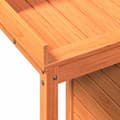 Miniatyrbilde 7 av 10: vidaXL Pottebord med hyller brun 82,5x50x109,5 cm heltre furu