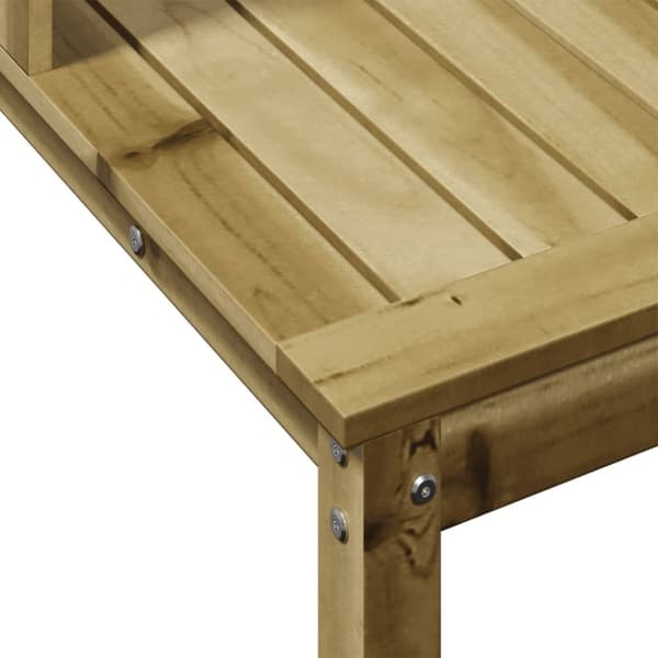vidaXL Växtbord med hyllor 82,5x50x109,5 cm impregnerad furu