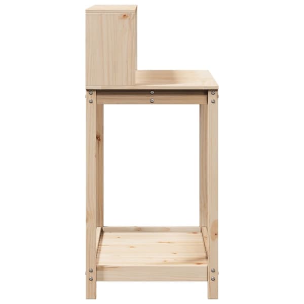 vidaXL plantebord med hylder 108x50x109,5 cm massivt fyrretræ