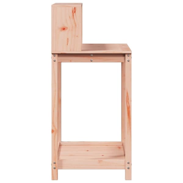 vidaXL Pottebord med hyller 82,5x50x109,5 cm heltre douglasgran