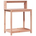 Miniatyrbilde 1 av 10: vidaXL Pottebord med hyller 82,5x50x109,5 cm heltre douglasgran