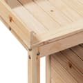 Miniatyrbilde 7 av 10: vidaXL Pottebord med hyller 82,5x50x109,5 cm heltre furu