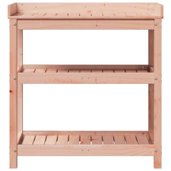 vidaXL plantebord med hylder 82,5x45x86,5 cm massivt douglasgran