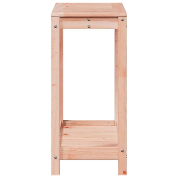 vidaXL plantebord med hylde 82,5x35x75 cm massivt douglasgran