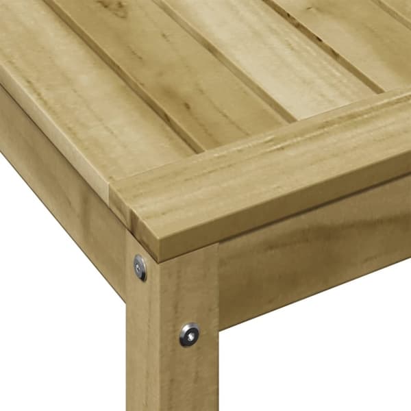 vidaXL Växtbord med hylla 82,5x50x75 cm massiv impregnerad furu