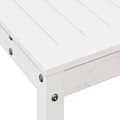 Miniatyrbilde 7 av 10: vidaXL Pottebord med hylle hvit 82,5x35x75 cm heltre furu