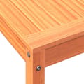 Miniatyrbilde 7 av 10: vidaXL Pottebord med hylle voksbrun 82,5x50x75 cm heltre furu