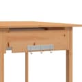 Miniatyrbillede 9 af 11: vidaXL pottebænk med vask 147,5x44x139,5 cm massivt grantræ brun