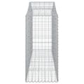 Miniatyrbillede 5 af 6: buede gabionkurve 25 stk. 200x50x120/140 cm galvaniseret jern