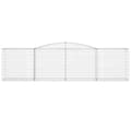 Miniatyrbillede 4 af 6: buede gabionkurve 20 stk. 400x50x100/120 cm galvaniseret jern