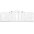 Miniatyrbillede 4 af 6: buede gabionkurve 25 stk. 300x30x80/100 cm galvaniseret jern