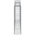 Miniatyrbillede 5 af 6: buede gabionkurve 15 stk. 300x30x120/140 cm galvaniseret jern
