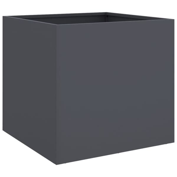 plantekasse 42x40x39 cm koldvalset stål antracitgrå