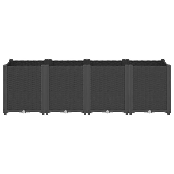 plantekasse 160x40x53 cm PP sort