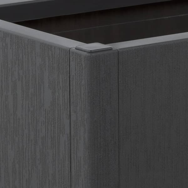plantekasse 80x36x35 cm PP mørkegrå