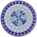 Miniatyrbild 3 av 5: Sidobord med mosaik blå vit
