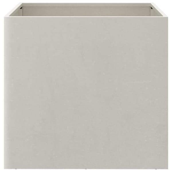 Odlingslåda silver 42x40x39 cm rostfritt stål