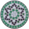Miniatyrbild 3 av 5: Sidobord med mosaik grön vit