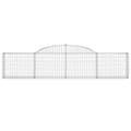 Miniatyrbillede 4 af 6: buede gabionkurve 20 stk. 300x30x60/80 cm galvaniseret jern