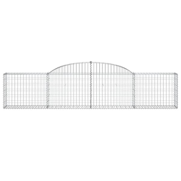 buede gabionkurve 20 stk. 300x30x60/80 cm galvaniseret jern