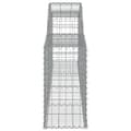 Miniatyrbillede 5 af 6: buede gabionkurve 20 stk. 300x30x60/80 cm galvaniseret jern