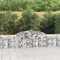 Miniatyrbillede 1 af 6: buede gabionkurve 20 stk. 300x30x60/80 cm galvaniseret jern
