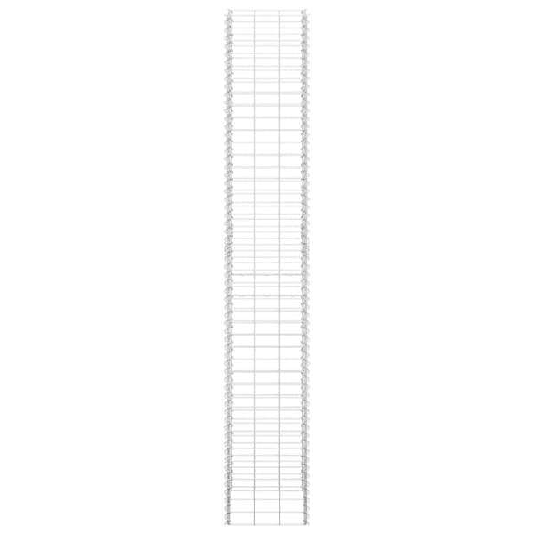 gabion-højbede 3 stk. 30x30x200 cm jern