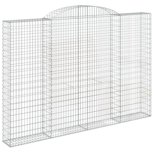buet gabionkurv 300x30x200/220 cm galvaniseret jern