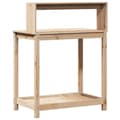 Pikkukuva 7 / 10: Ruukutuspöytä hyllyllä 82,5x50x109,5 cm täysi mänty