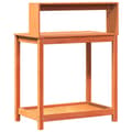Miniatyrbillede 7 af 10: plantebord med hylder 82,5x50x109,5 cm massivt fyrretræ brun