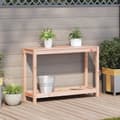 Miniatyrbillede 3 af 10: plantebord med hylde 108x35x75 cm massivt douglasgran