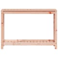 Miniatyrbillede 5 af 10: plantebord med hylde 108x35x75 cm massivt douglasgran