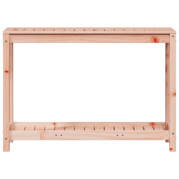 plantebord med hylde 108x35x75 cm massivt douglasgran