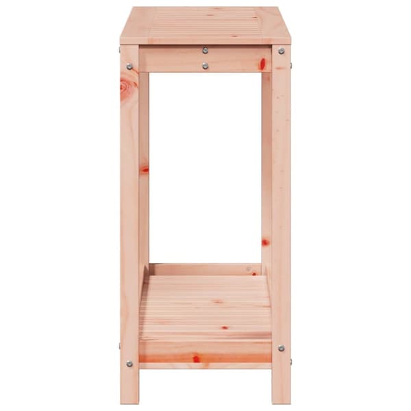 plantebord med hylde 108x35x75 cm massivt douglasgran