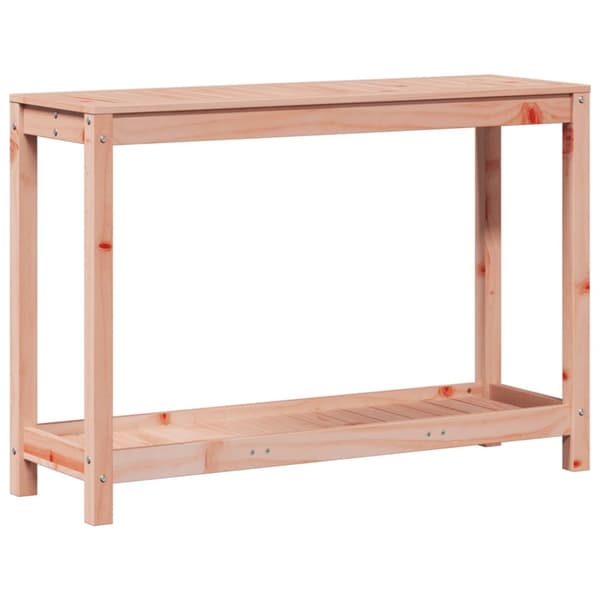 plantebord med hylde 108x35x75 cm massivt douglasgran