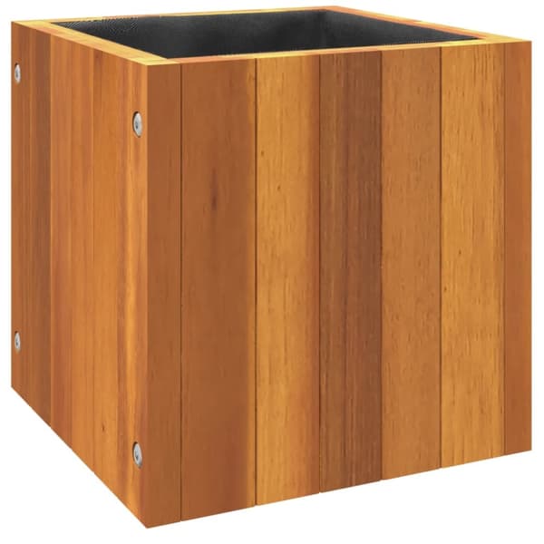 plantekasse 25x25x25 cm massivt akacietræ