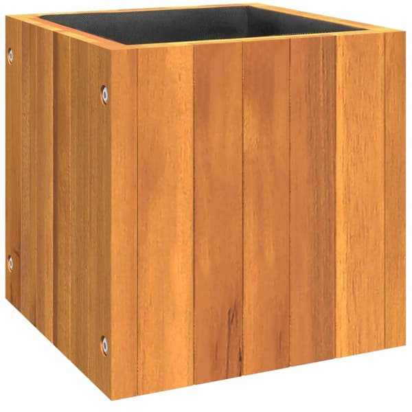 plantekasse 25x25x25 cm massivt akacietræ