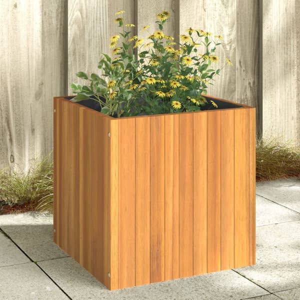plantekasse 45x45x45 cm massivt akacietræ