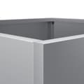 Miniatyrbillede 9 af 10: plantekasser 2 stk. 32x30x29 cm galvaniseret stål sølvfarvet