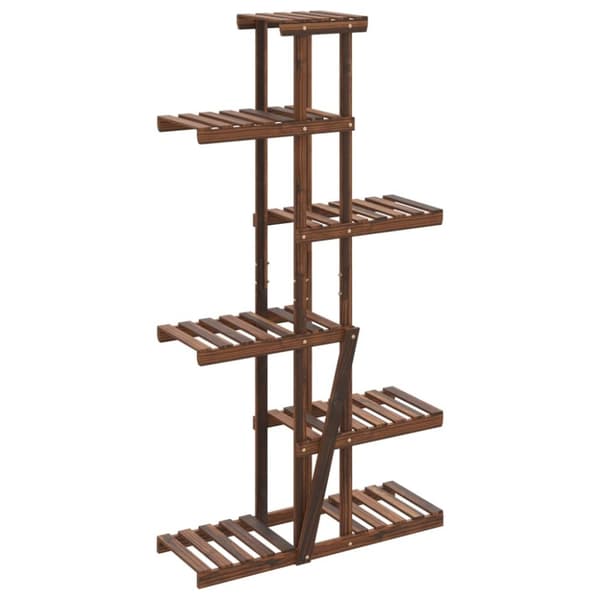 vidaXL blomsterstativ 175x25x140,5 cm massivt fyrretræ -  Planteborde