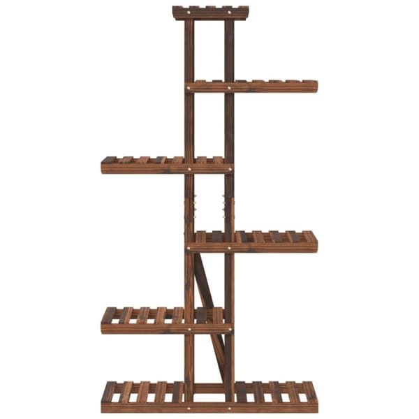 vidaXL blomsterstativ 175x25x140,5 cm massivt fyrretræ -  Planteborde