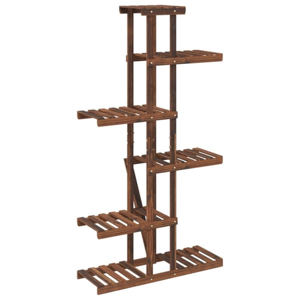 vidaXL blomsterstativ 175x25x140,5 cm massivt fyrretræ -  Planteborde